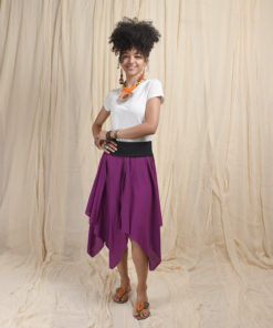 Violet Gypsy Midi Skirt handmade in Egypt & available at Jozee boutique