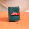 Turquoise 3 in 1 Genuine Leather wallet handmade in Egypt and available at Jozee Boutique.