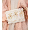 Off White Embroidered Clutch handmade in Egypt & available at Jozee Boutique.
