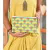 Multicolored Beaded Clutch handmade in Egypt & available at Jozee Boutique.