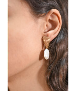 Gold Plated Earrings handmade in Egypt & available at Jozee boutique