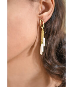 Gold Plated Earrings handmade in Egypt & available at Jozee boutique