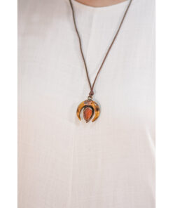 Tiger Eye & Agate Necklace handmade in Egypt & available in Jozee Boutique