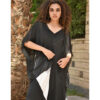 Black Handwoven Viscose Light Cardigan Handmade in Egypt & available in Jozee boutique