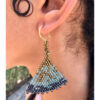 Multicolored Beaded Earrings handmade in Egypt & available in Jozee Boutique