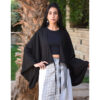 Black Linen Bolero made in Egypt & available at Jozee Boutique.