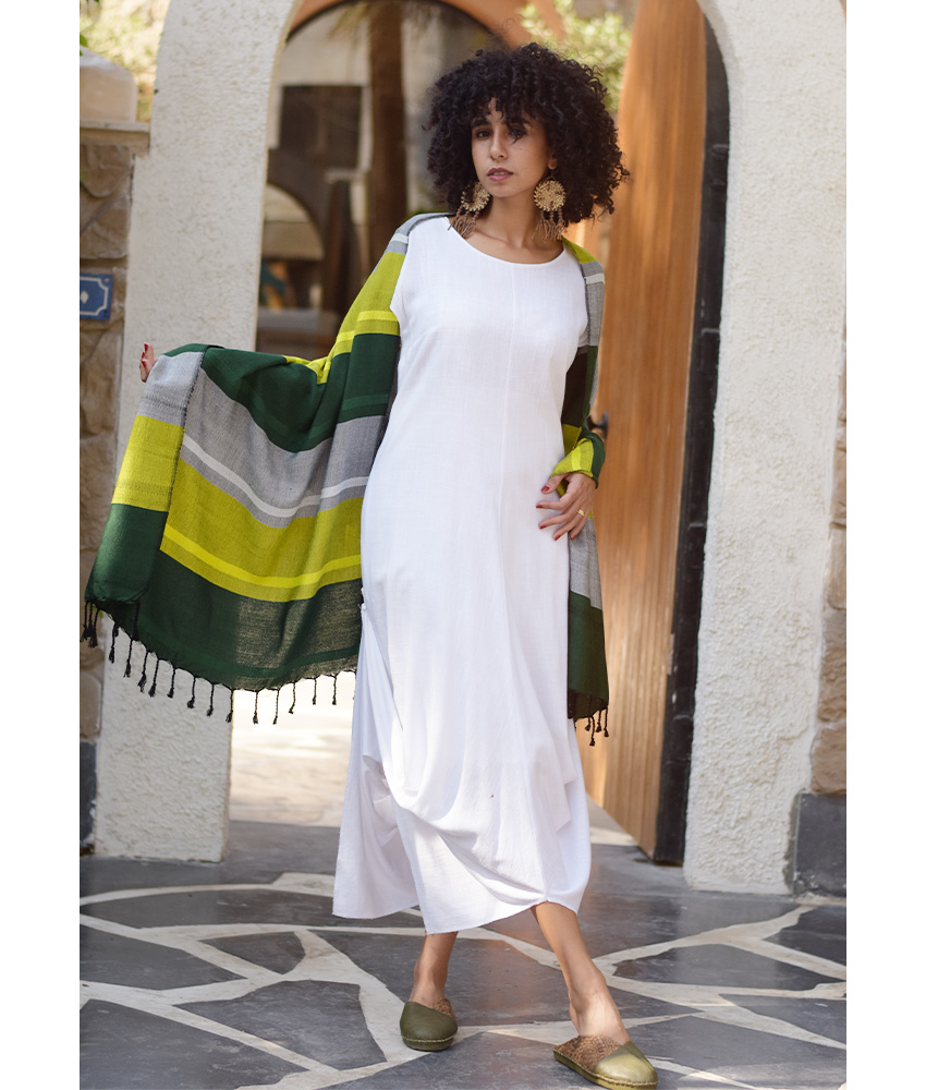 Multicolored Handwoven Viscose Shawl handmade in Egypt & available at Jozee Boutique.handmade in Egypt & available at Jozee Boutique.