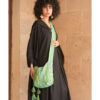 Green Embroidered Saint Catherine Cross Bag handmade in Egypt & available in Jozee boutique