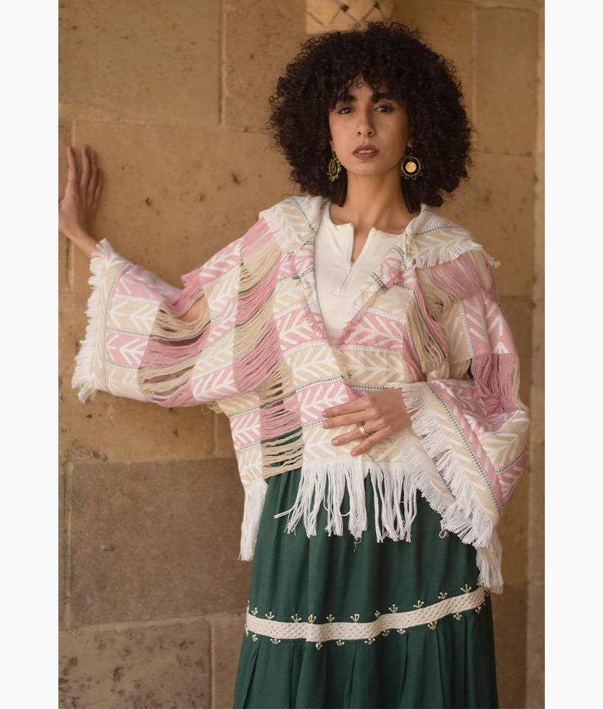 Beige & Pink Cardigan - Gypsy Soul - Image 4