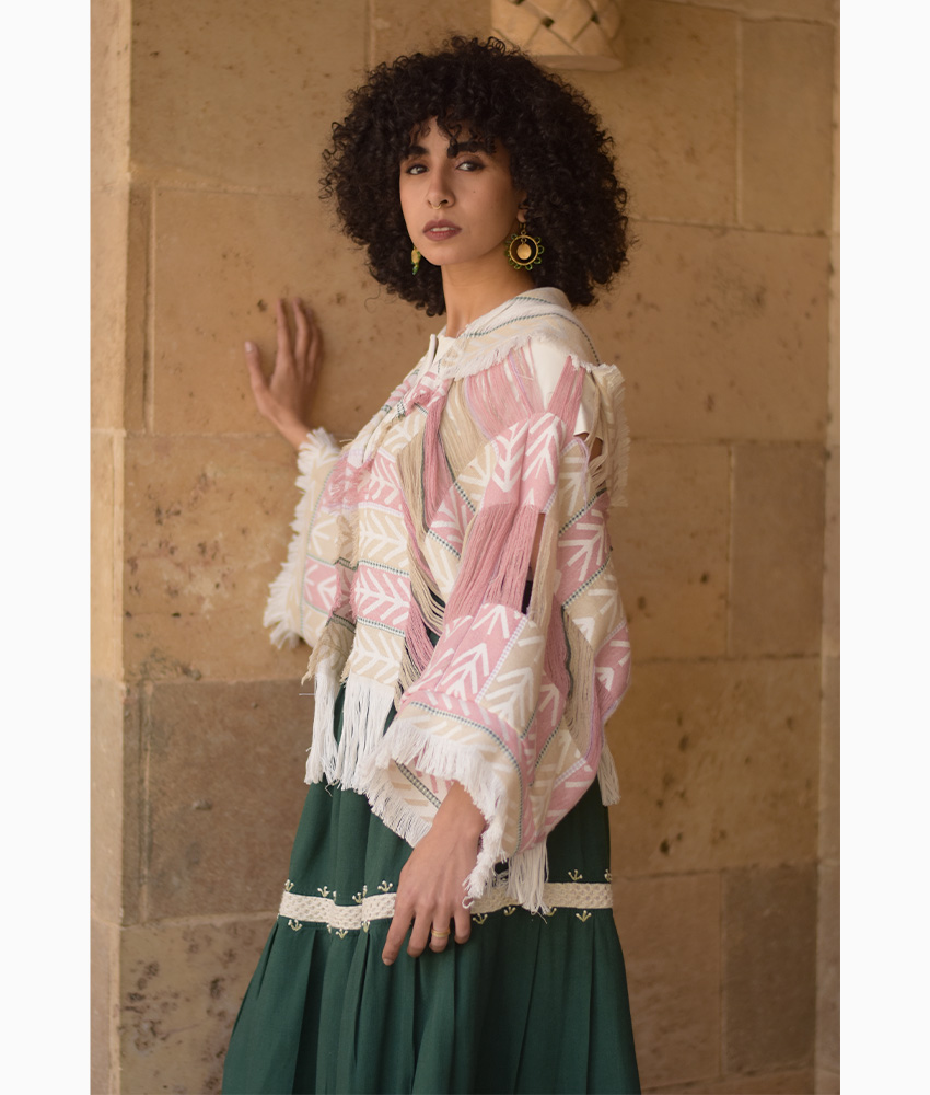 Beige & Pink Cardigan - Gypsy Soul - Image 6