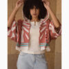 Reddish Brown Cardigan Handmade in Egypt & available at Jozee Boutique