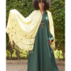 Light Beige Handwoven Viscose Shawl with Hand Embroideries Handmade in Egypt & available at Jozee Boutique